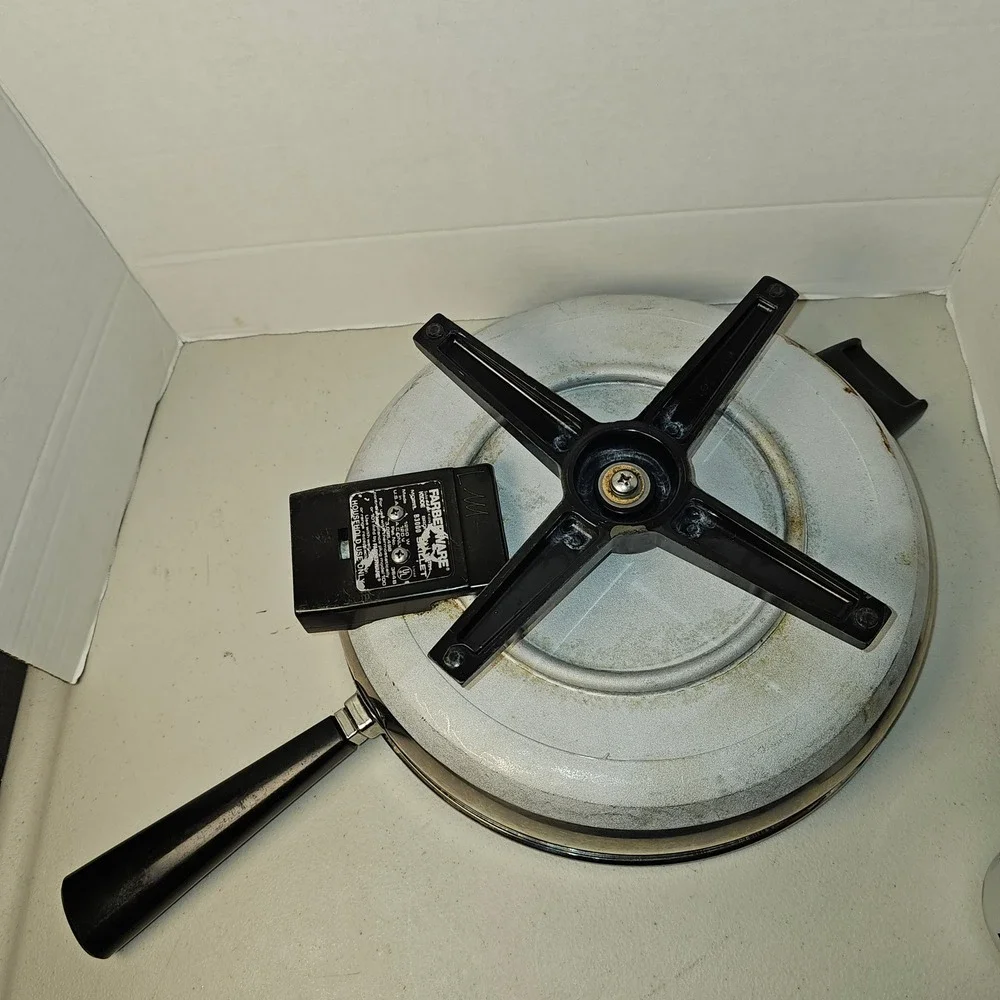 MCM Vintage Electric Fry Skillet Stainless Steel High Dome Lid Farberware B3000